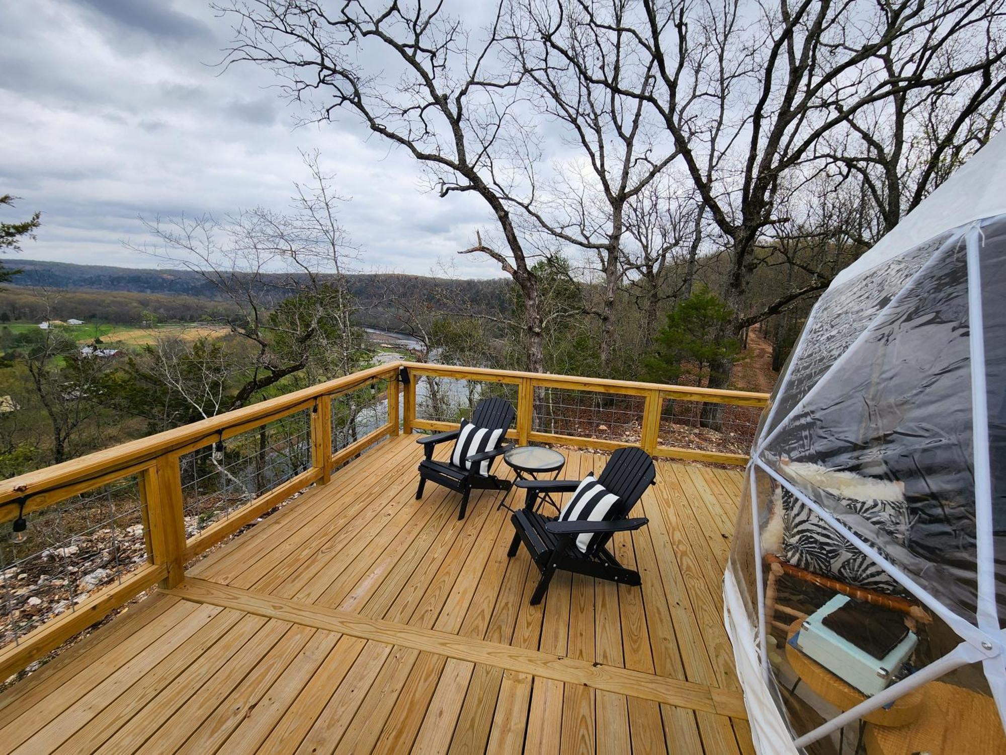 New River View Cliff Dome Glamping @ White River, Minutes To Fishing, Hikes! Luxury tent *
